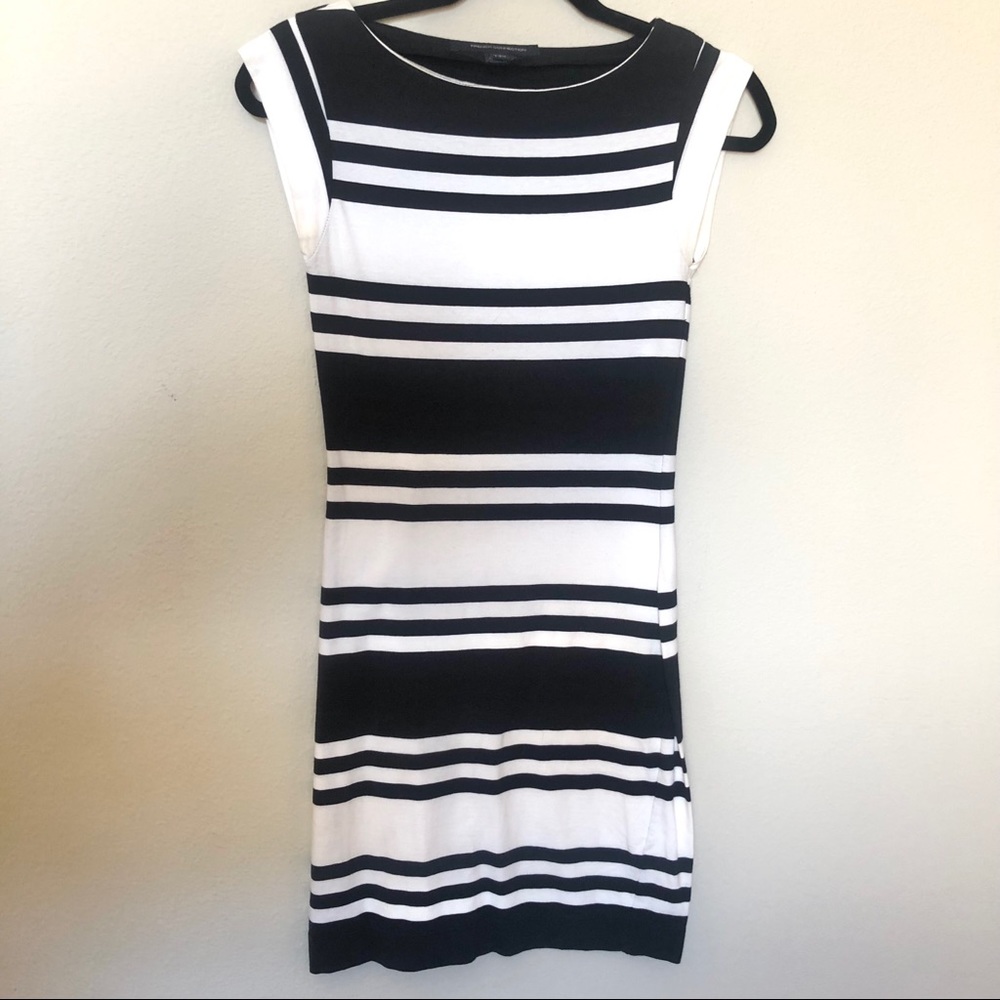 Black/white Striped Mini